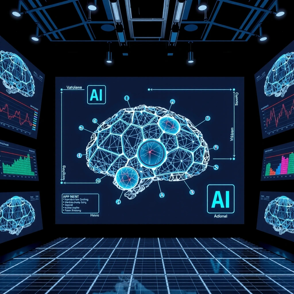 Advanced technology displays and AI visualization